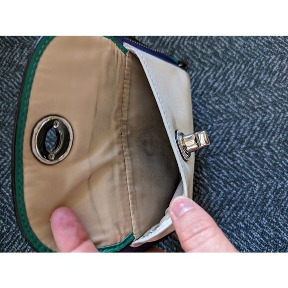 Coach Parker Color Block Leather Zip Turnlock Wallet F49486 - Picture 6 of 9